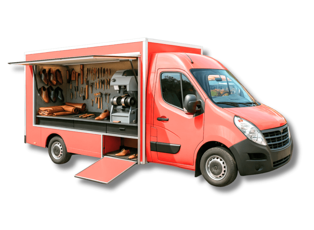 camion cordonnerie | Etal concept